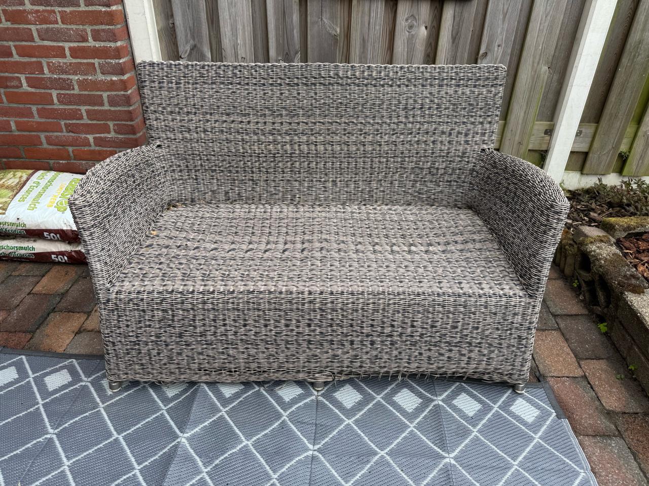 Tuinset bruin/beige.