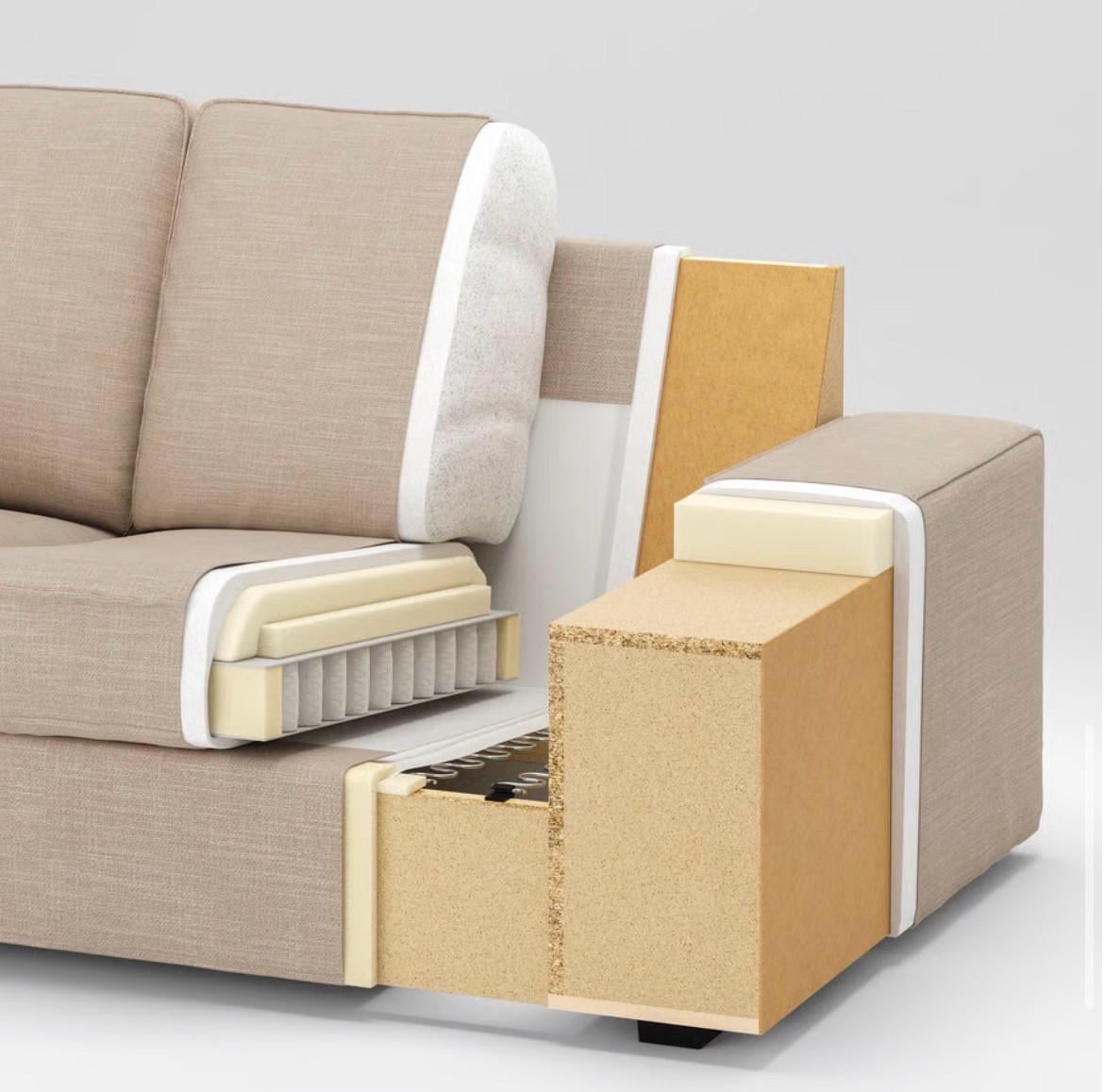 Ikea KIVIK leren bank