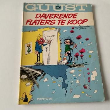 GUUST.   Daverende flaters te koop, door Franquin en Jidehem.    1977.