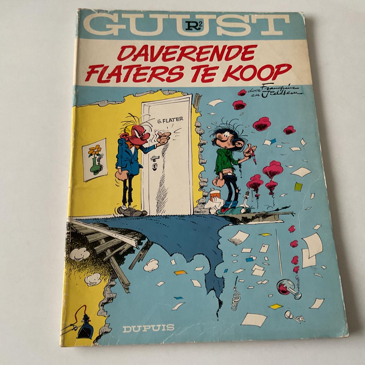 GUUST.   Daverende flaters te koop, door Franquin en Jidehem.    1977.