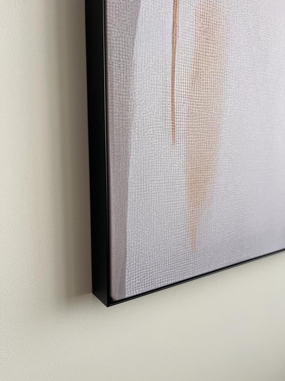 Kunstwerk - zwart frame met wisseldoek 100x75cm