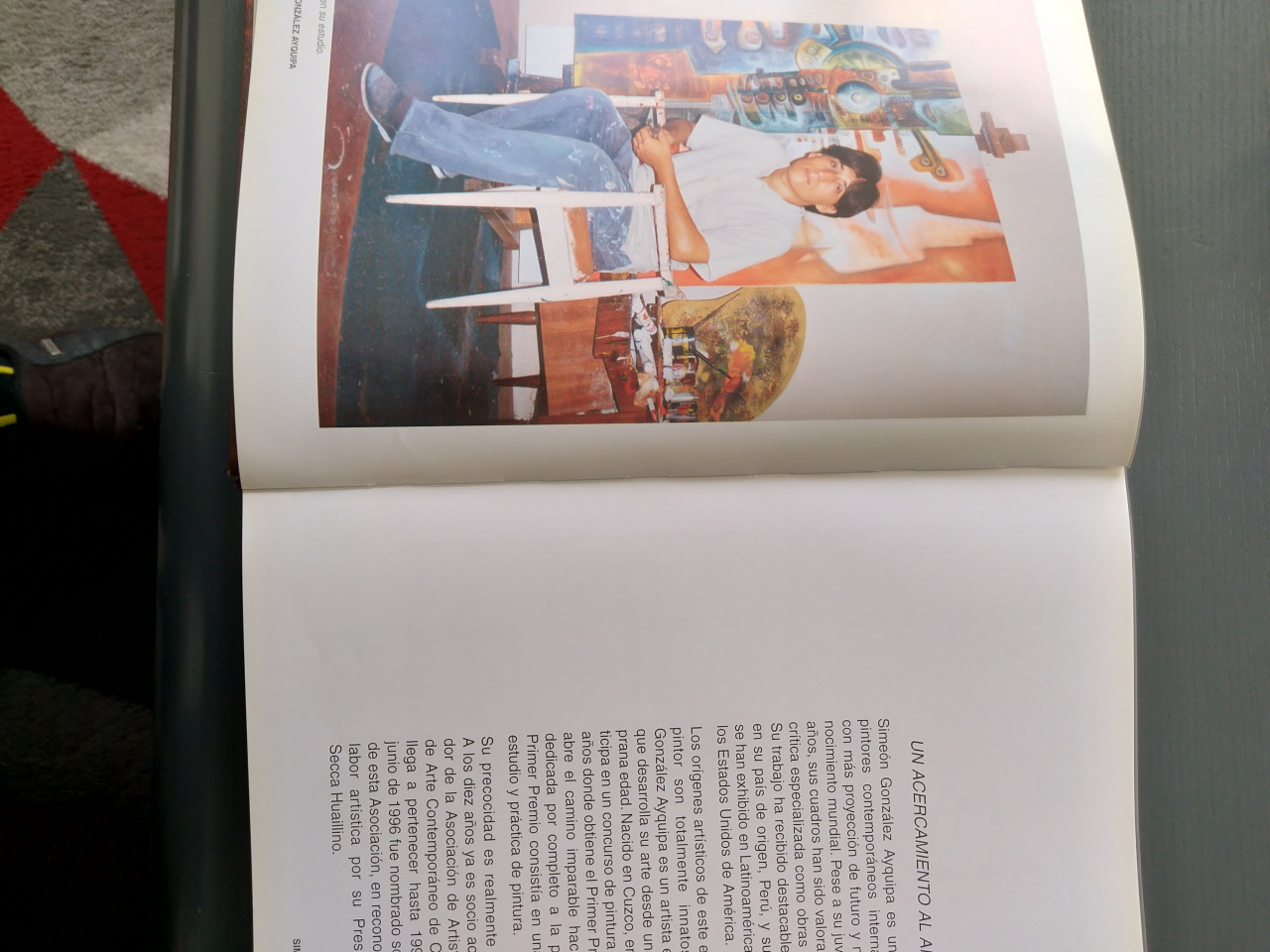 Bijzondere aanbieding 3 Acrylschilderijen van Simeon Gonzales + Boek !!