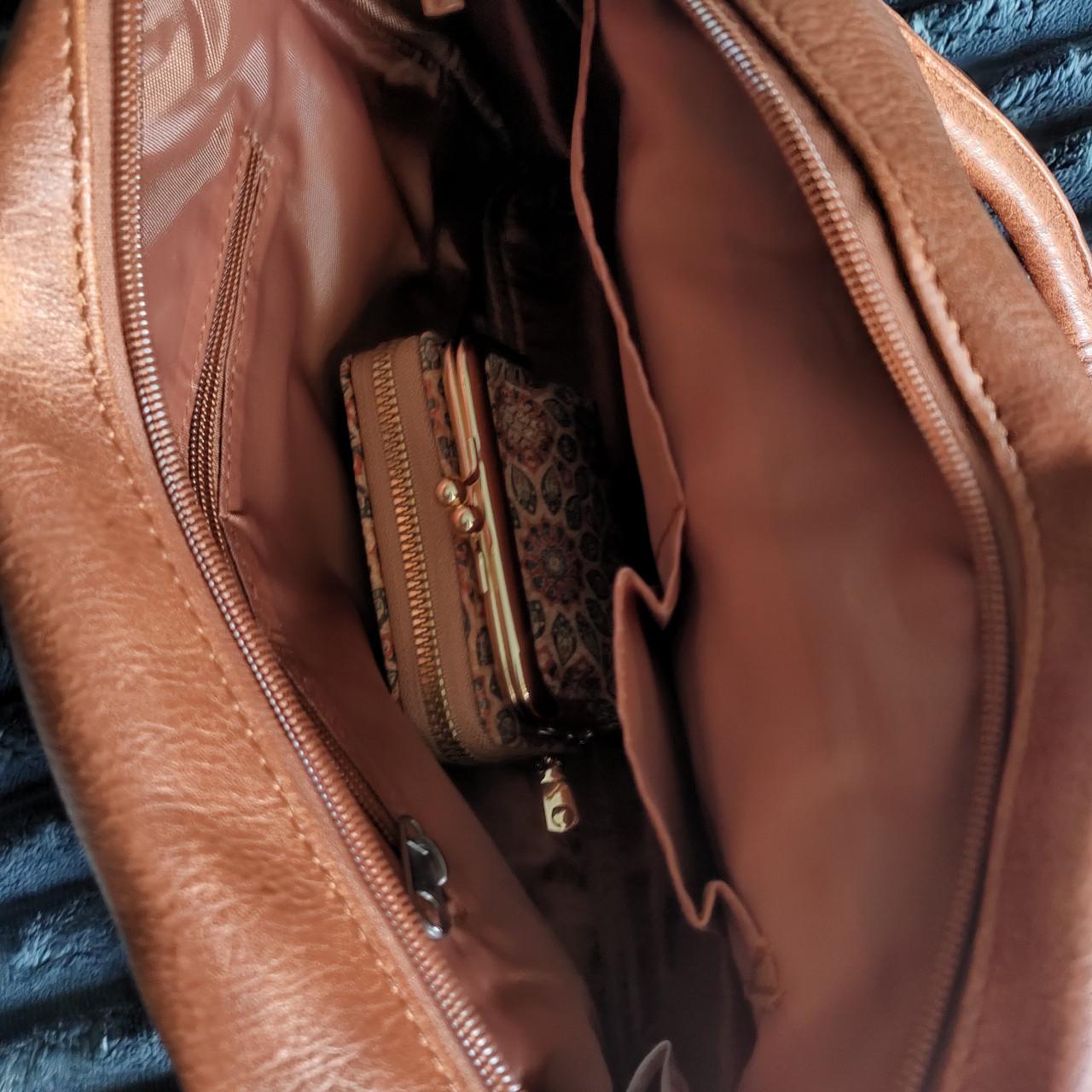 Jack Milles cognac schoudertas/handtas – NIEUW