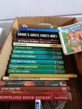 Allerlei kookboeken.