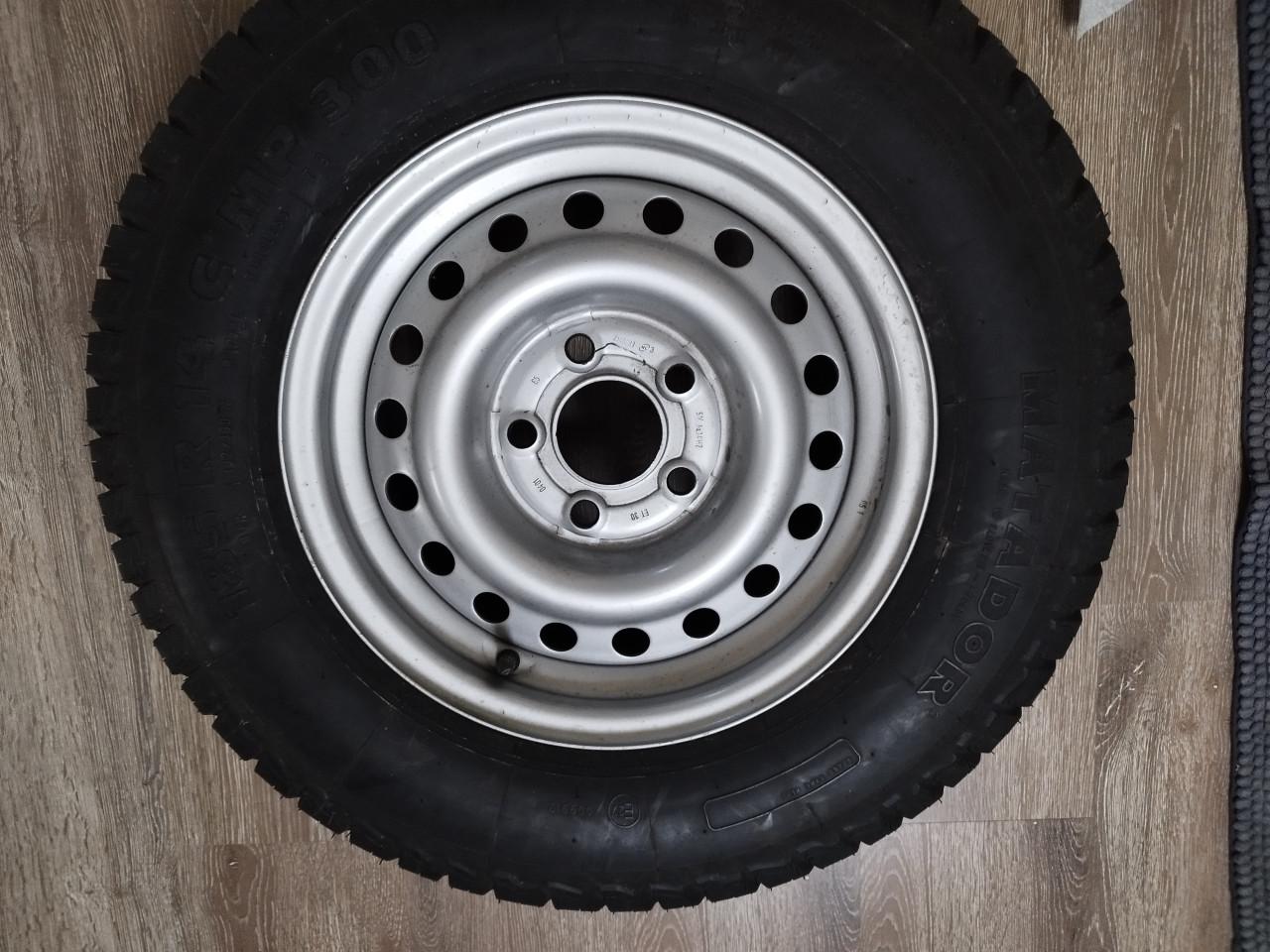 Reserveband voor auto, caravan of aanhangwagen