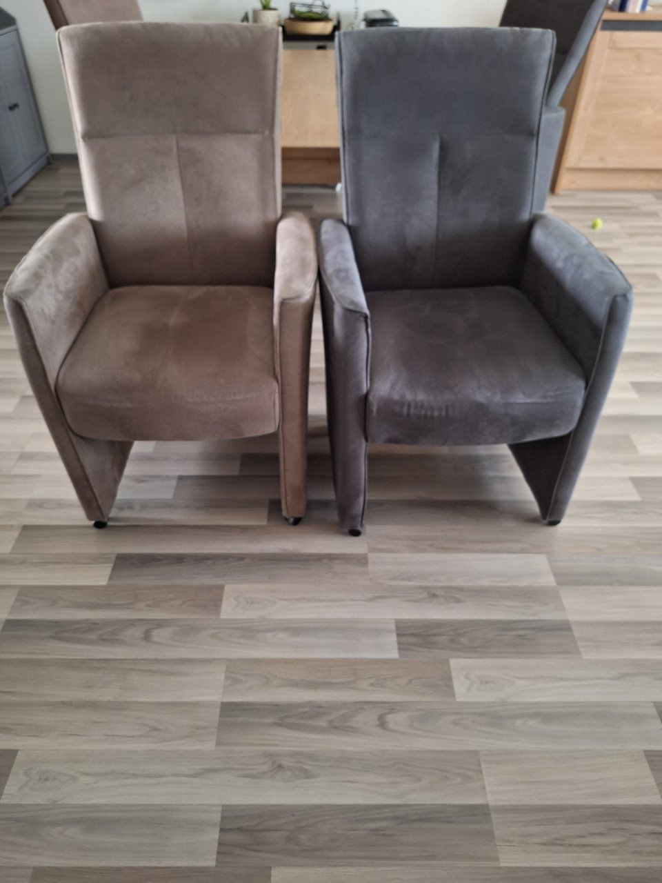 Eethoek met 4 stoelen