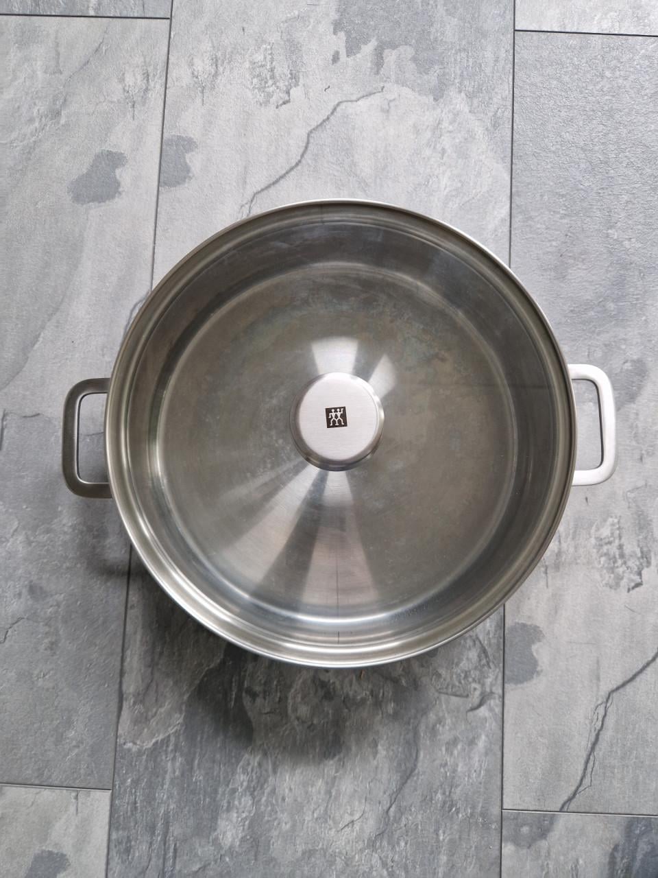 ZWILLING hapjespan met glazen deksel