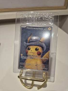 Pokemon Pikachu With Grey Felt Hat - Van Gogh [SEALED]