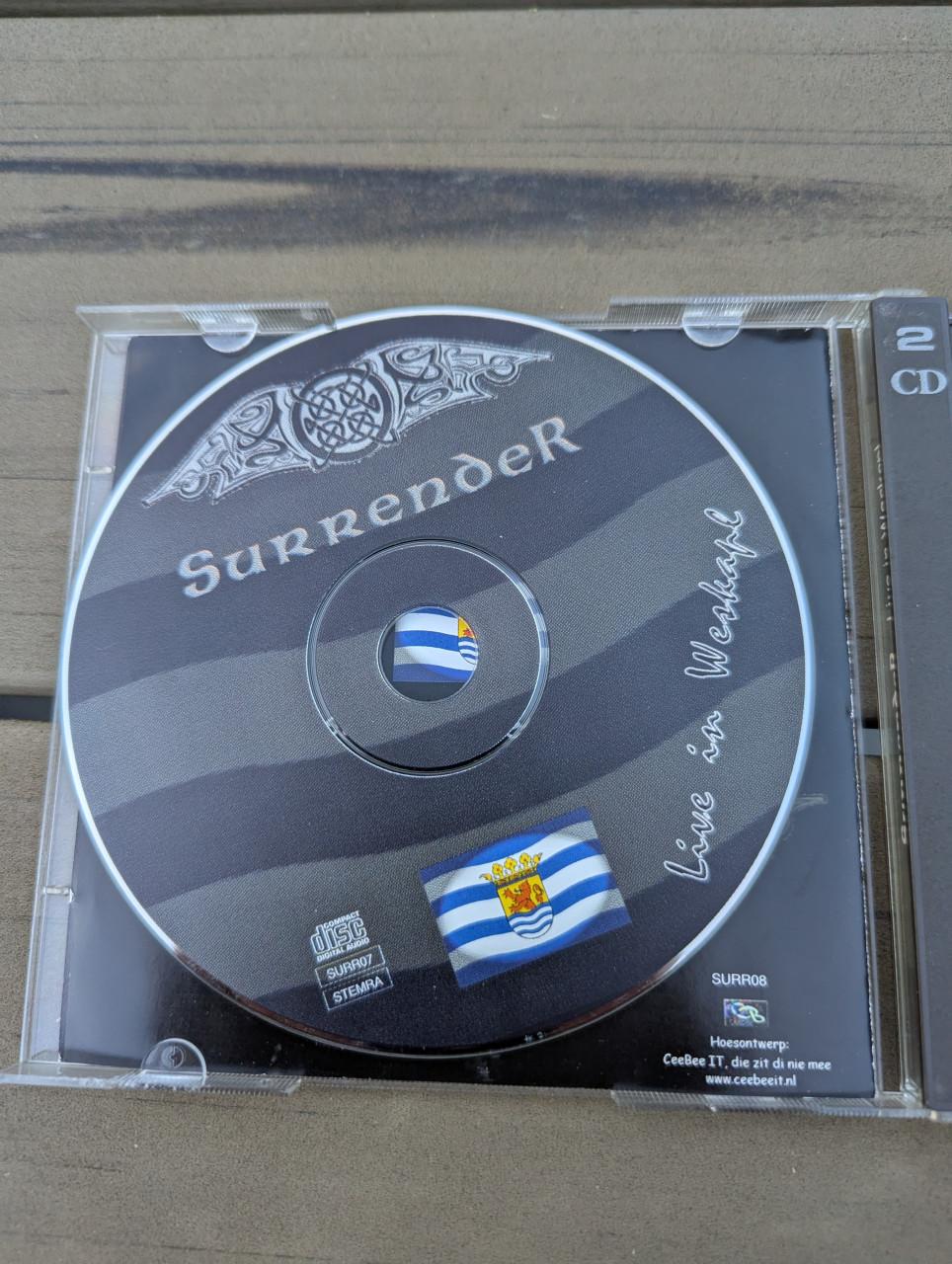 Surrender - Live in Westkapel CD