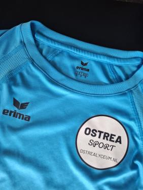 Ostrea gymshirt + sportklas shirt, maat S