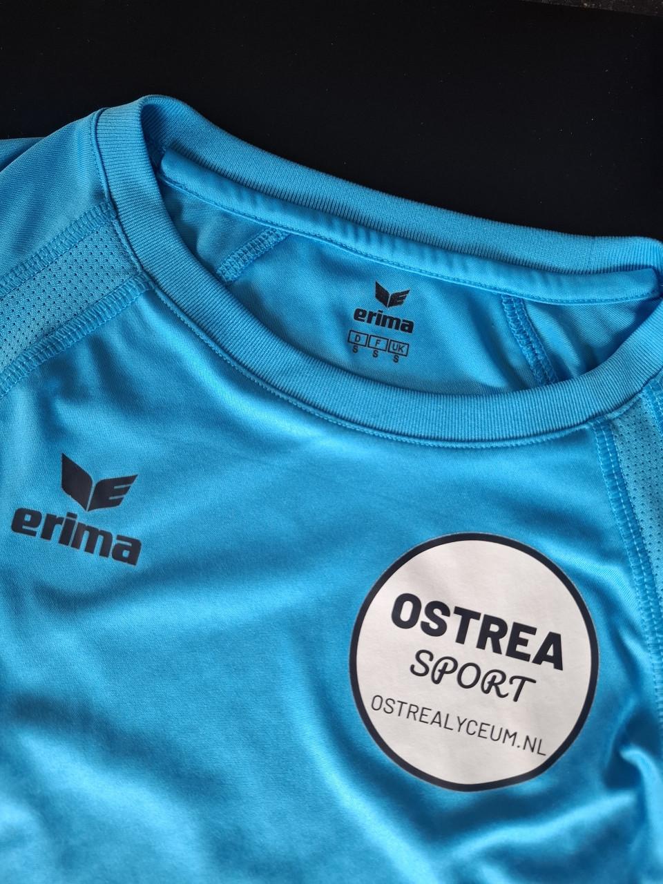 Ostrea gymshirt + sportklas shirt, maat S