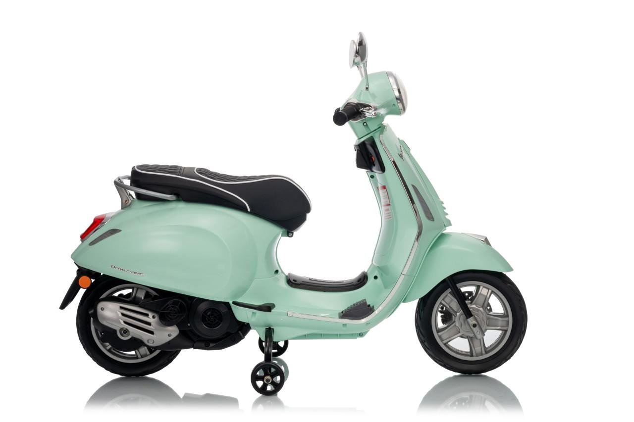 Elektrische Kinderscooter 12V – Vespa Primavera | MintGroen