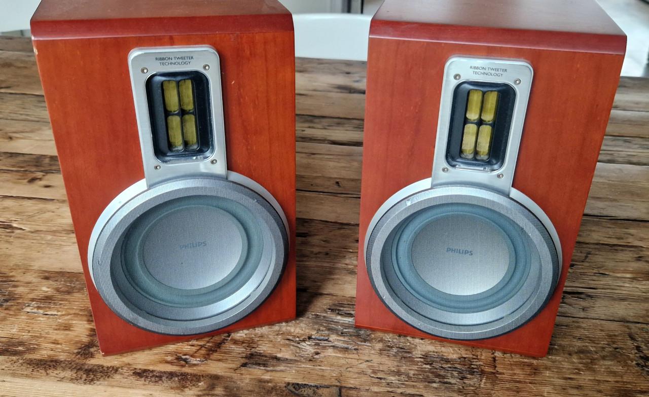 Philips speakers MCD708 met ribbon tweeter