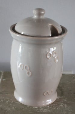 Bewaar pot toupe kleur