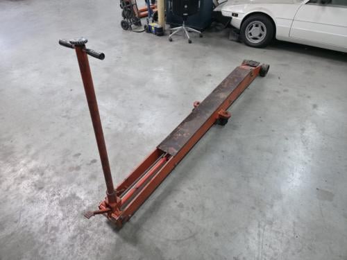 Vintage garagekrik (1971) – 12 ton – 310 cm – niet werkend