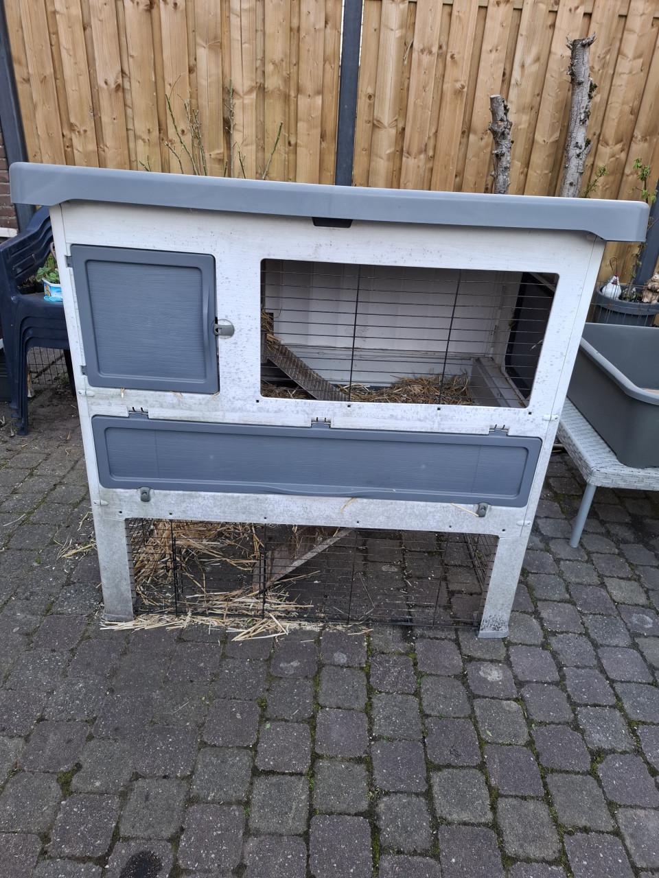 Konijnenhok kunststof