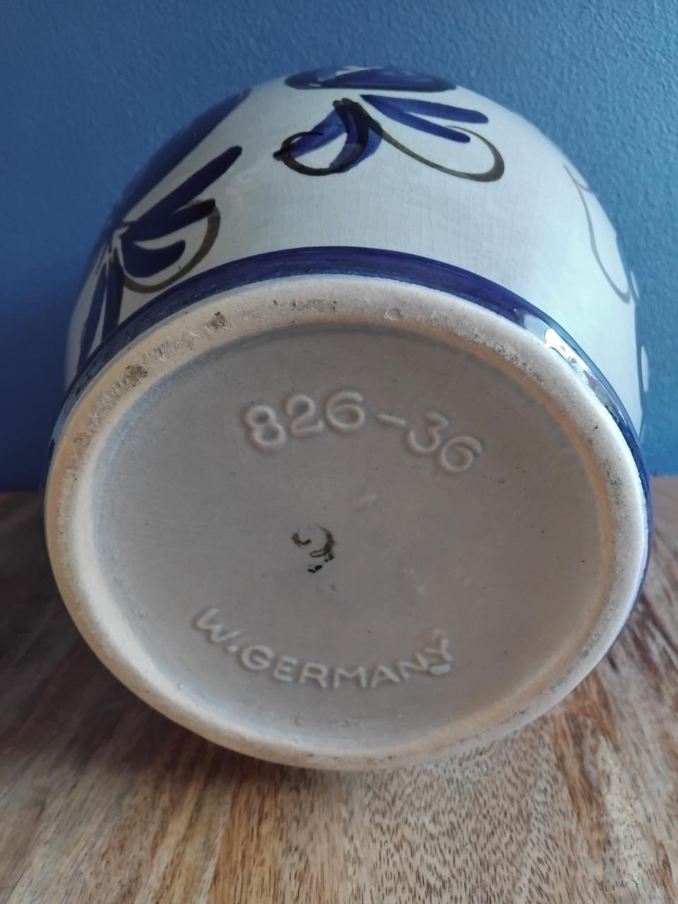 Vintage rumtopf / pot / vaas Jaren '60/'70