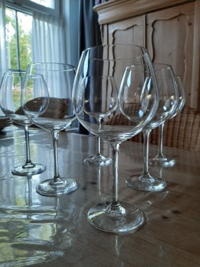 6 SCHOTT ZWIESEL , TRITAN - GIN TONIC GLAZEN - KRISTAL -  NIEUW
