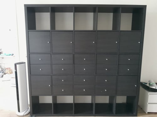 Ikea kallax kast zwart