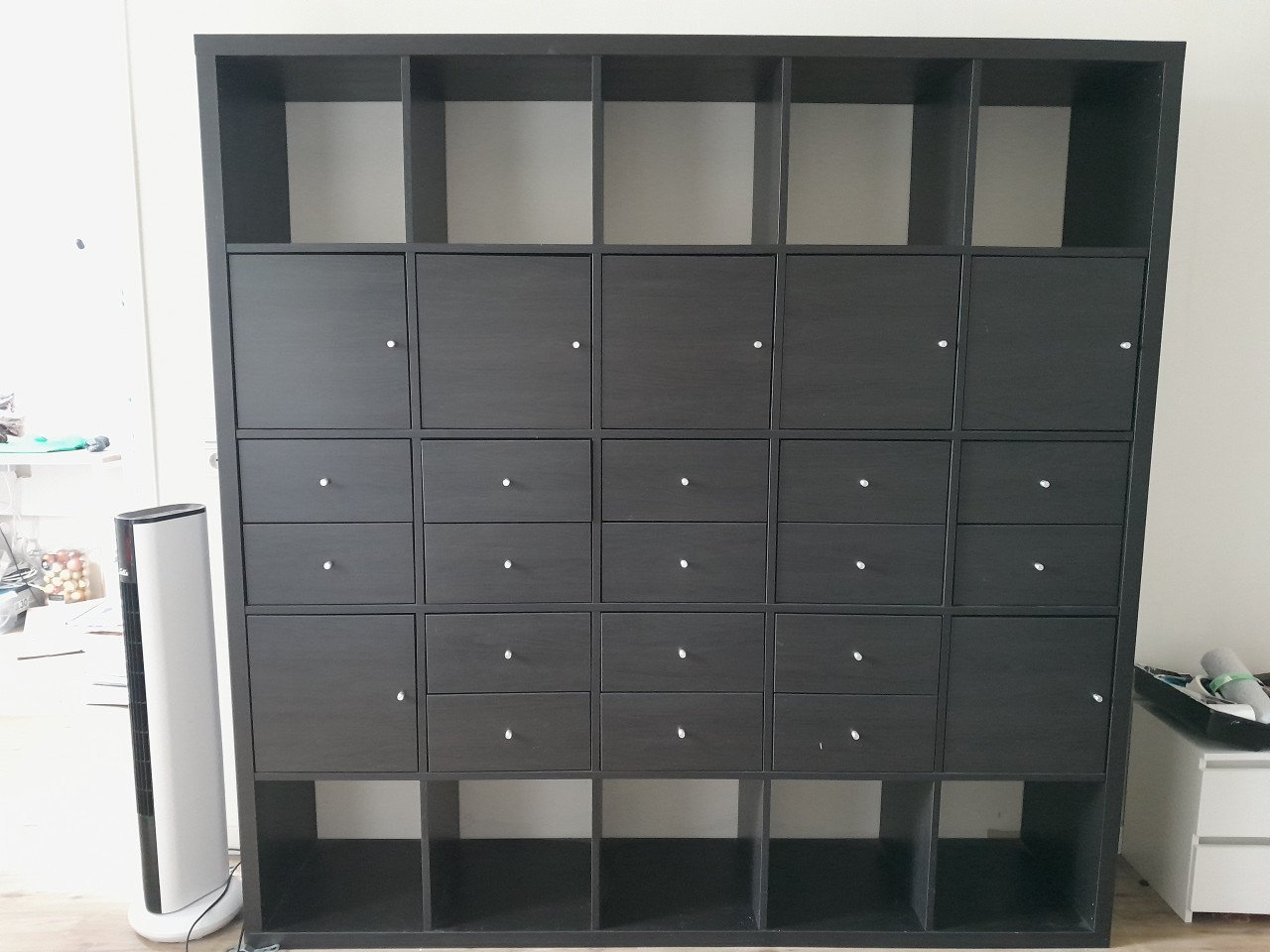 Ikea kallax kast zwart