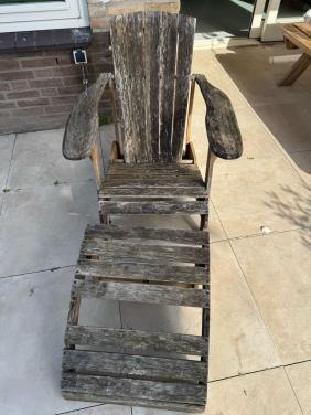 Gratis houten tuinstoel - opknapper