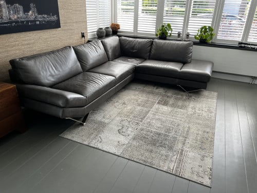 Hoekbank design duur leer