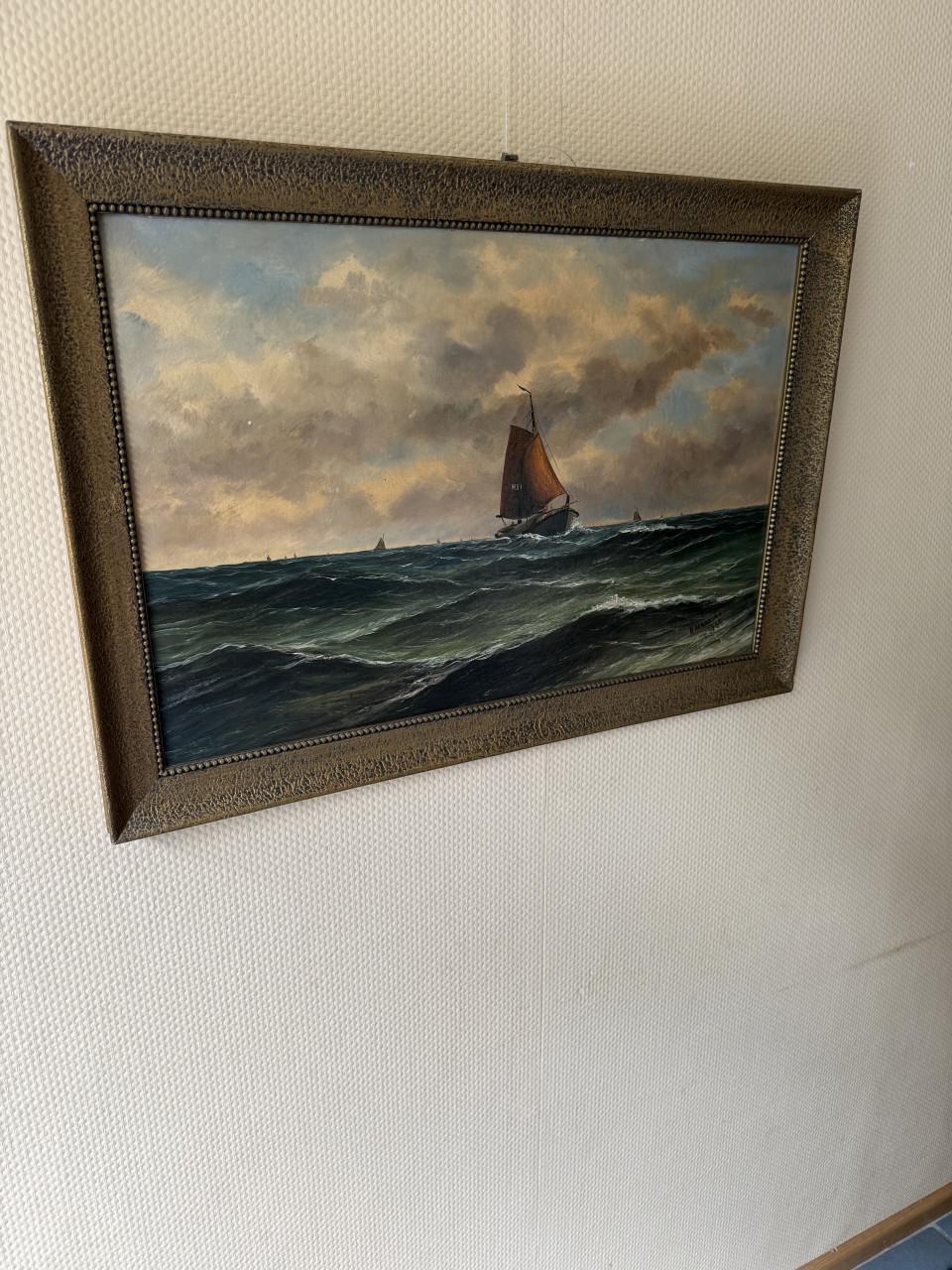 Haaike Abraham Jaarsma Botter op Volle Zee 1928
