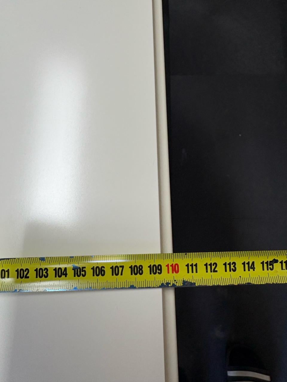 Uitschuifbare eettafel wit