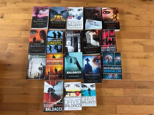 David Baldacci boeken 18 stuks in 1 koop € 25