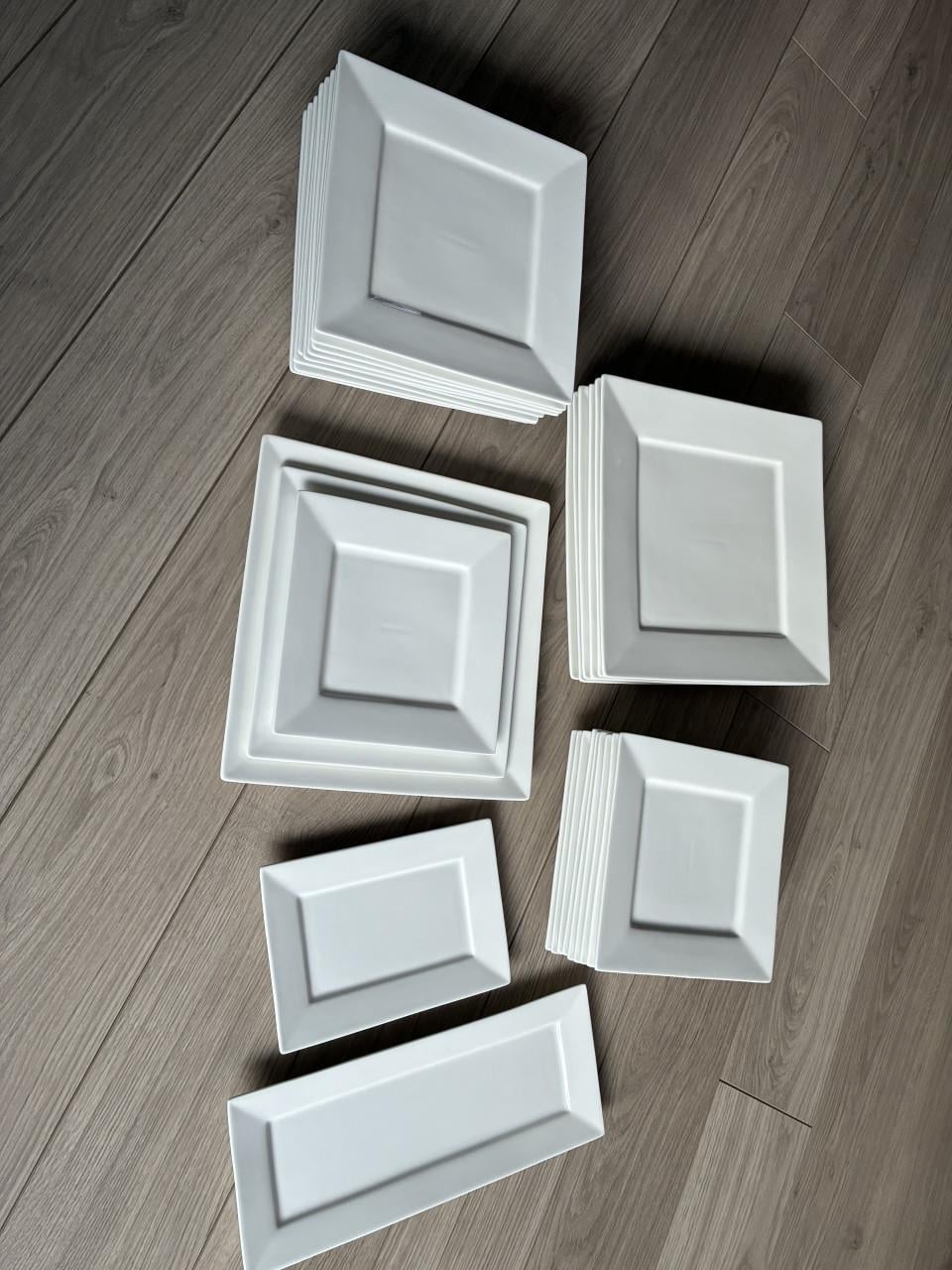 Witte vierkante borden