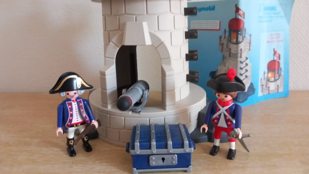 Playmobil vuurtoren met bewaking setnr 6680