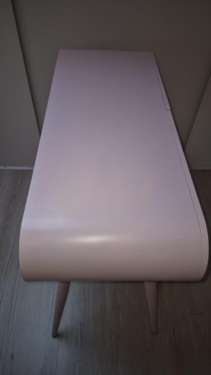 Kaptafel/sidetable/bureau roze