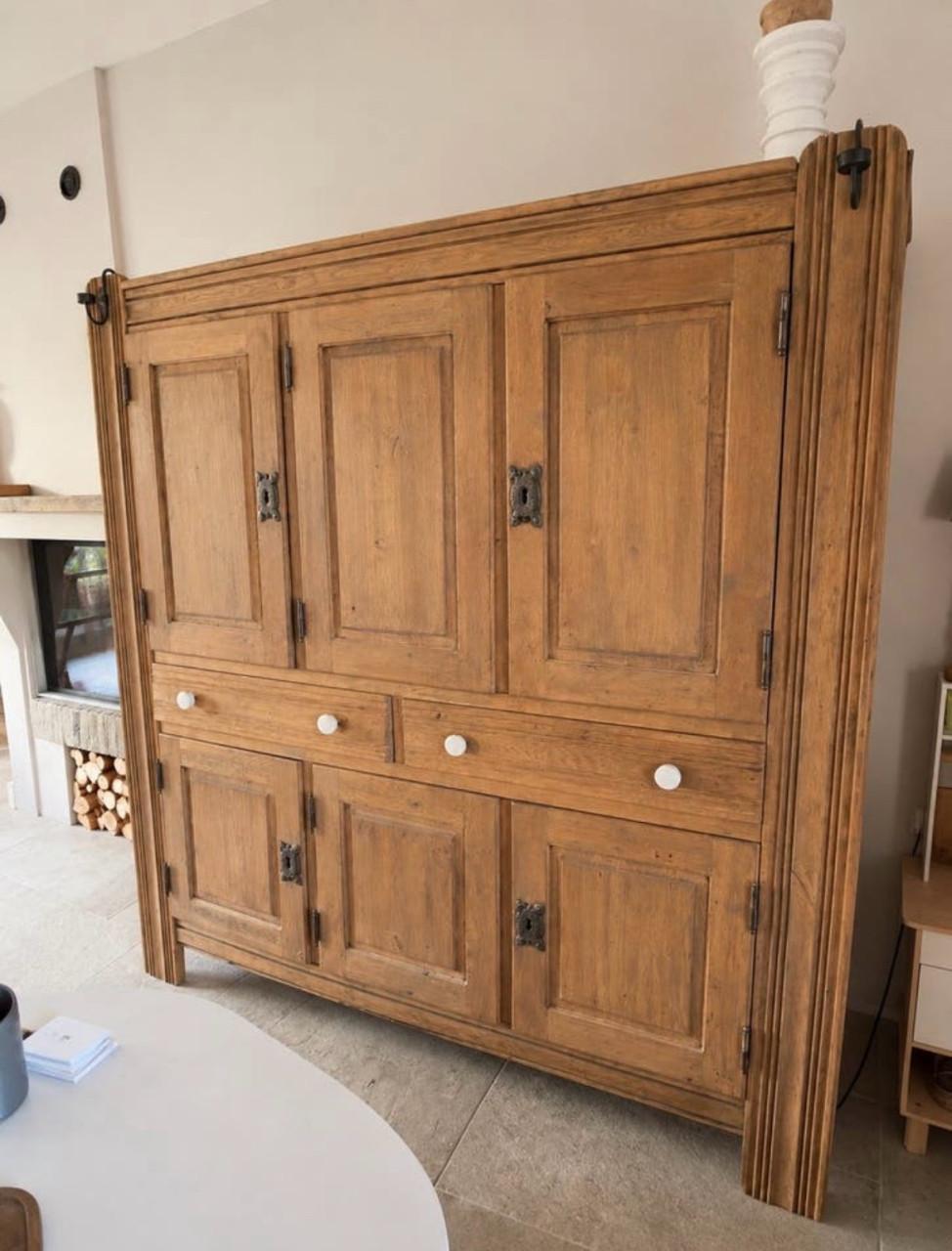 Mooie massief houten eiken kast