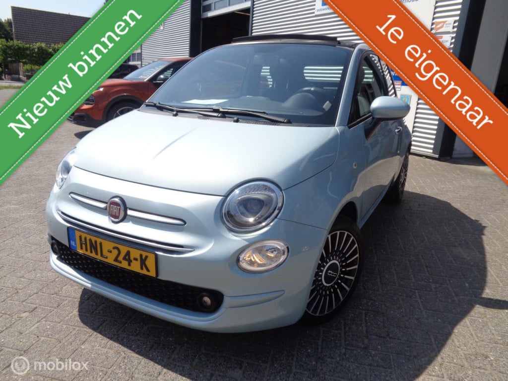 Fiat 500 C 1.0 hybrid launch edition/airco/16''lm velgen/half leer/1st eig/