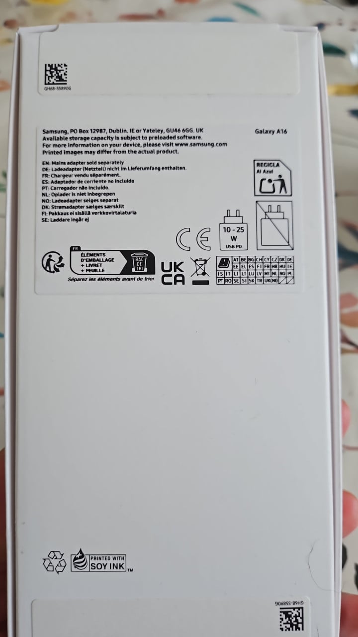 Samsung A16 128gb zwart