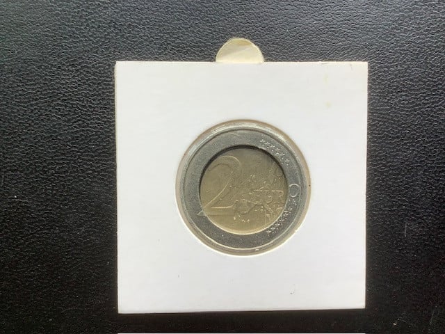 België 2 euro 2003 buitenring en binnenstuk los.