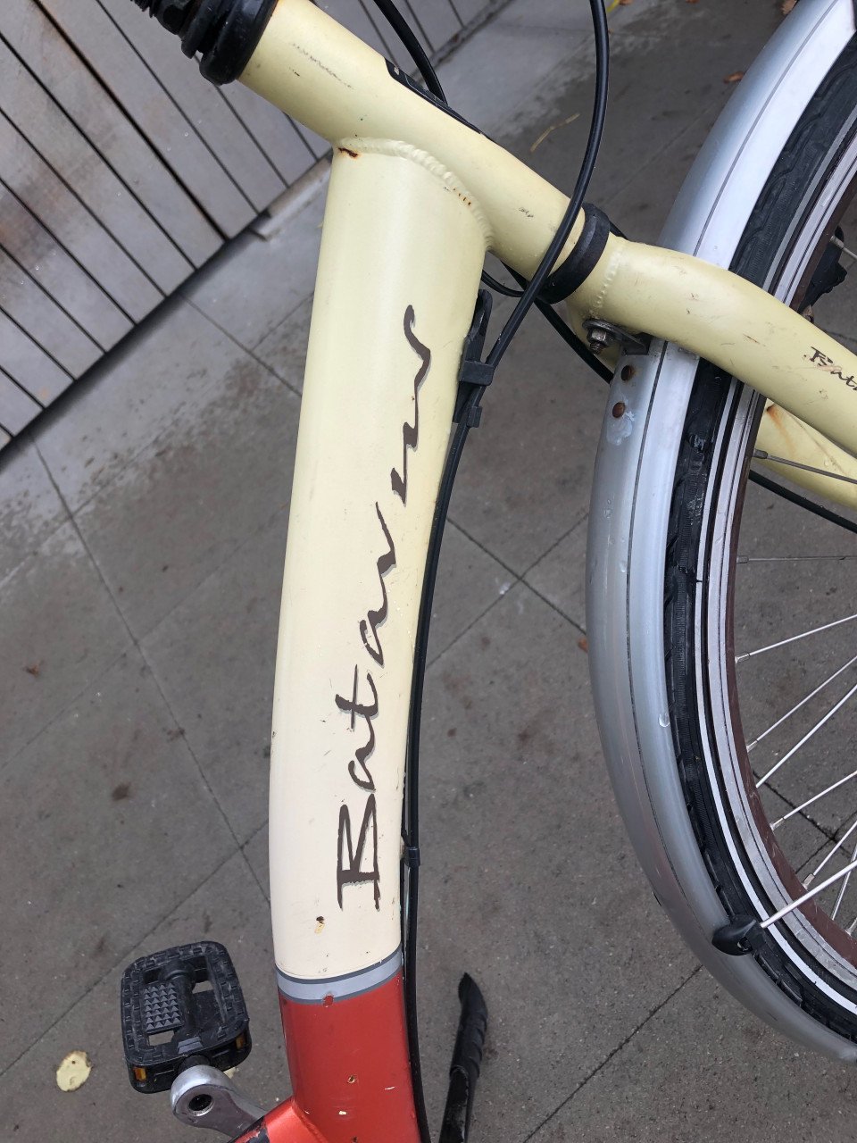 Damesfiets.