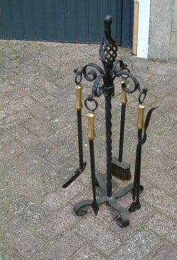 Openhaard  -kachel stel
