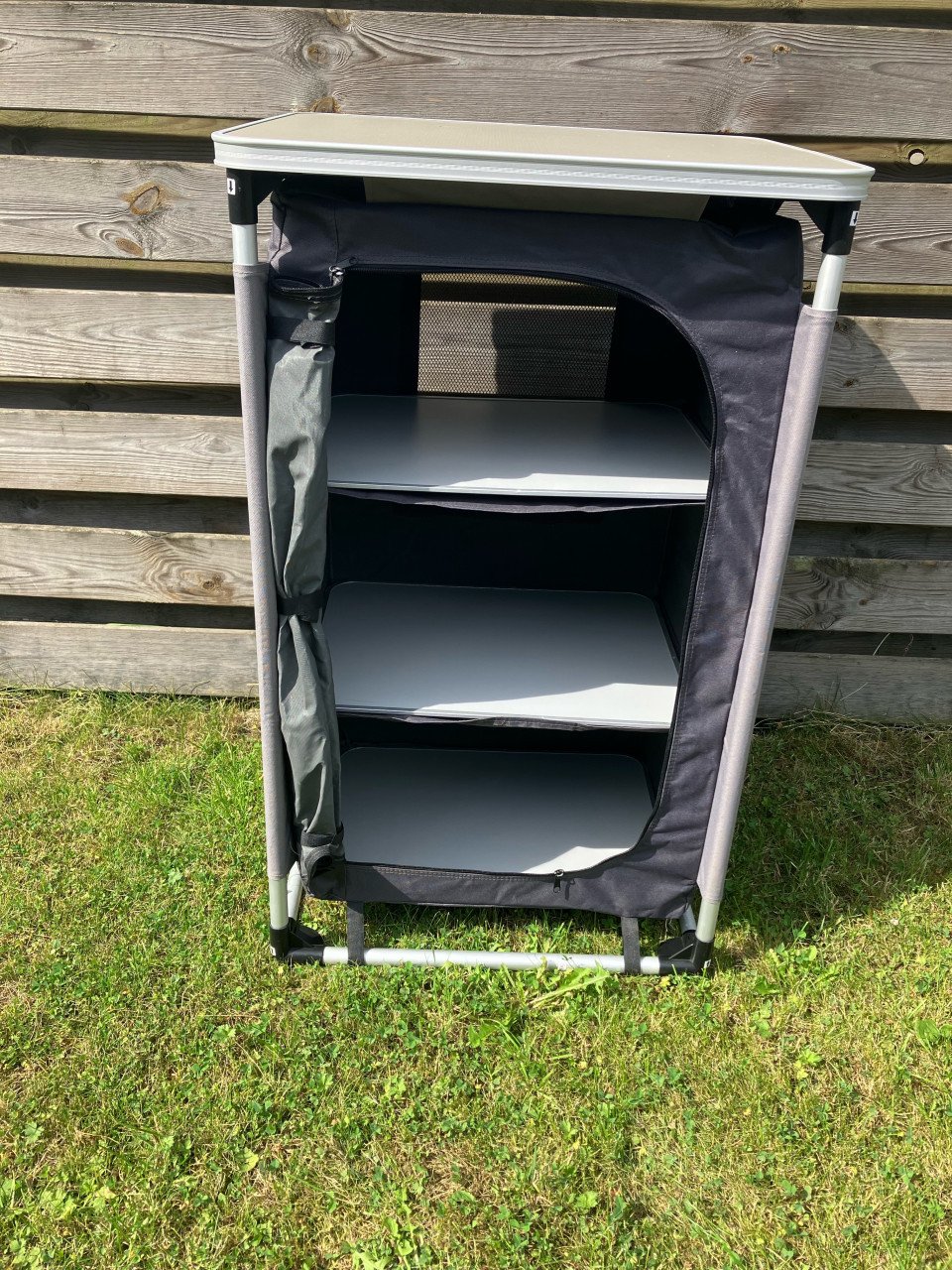 Camping kastjes.