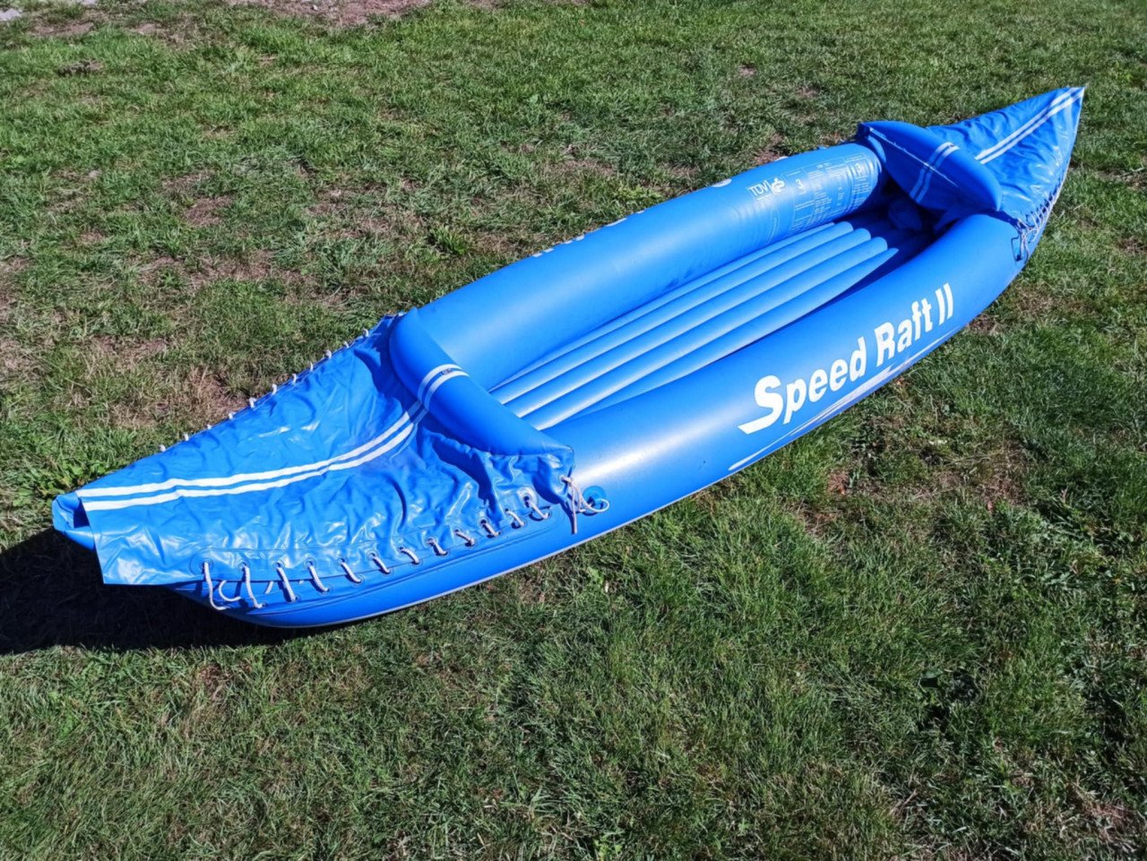 Opblaasbare kajak - kano Speedraft met peddel