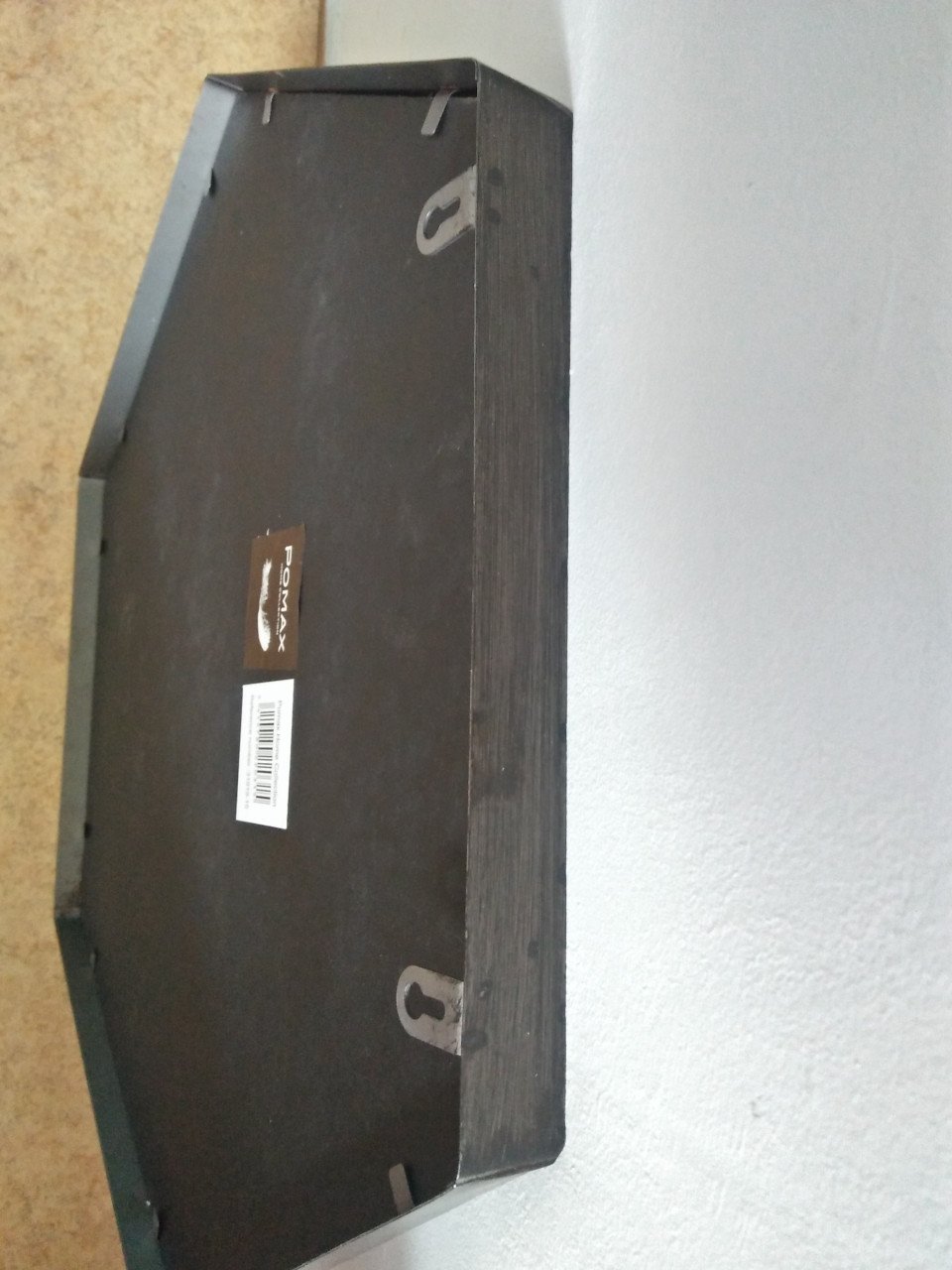 Strakke spiegel zwart