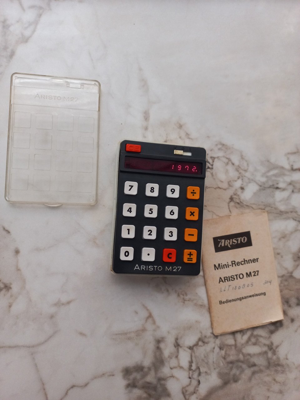 Aristo M27 Taschenrechner made in Germany.