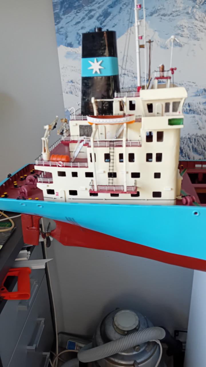 Container schip modelbouw