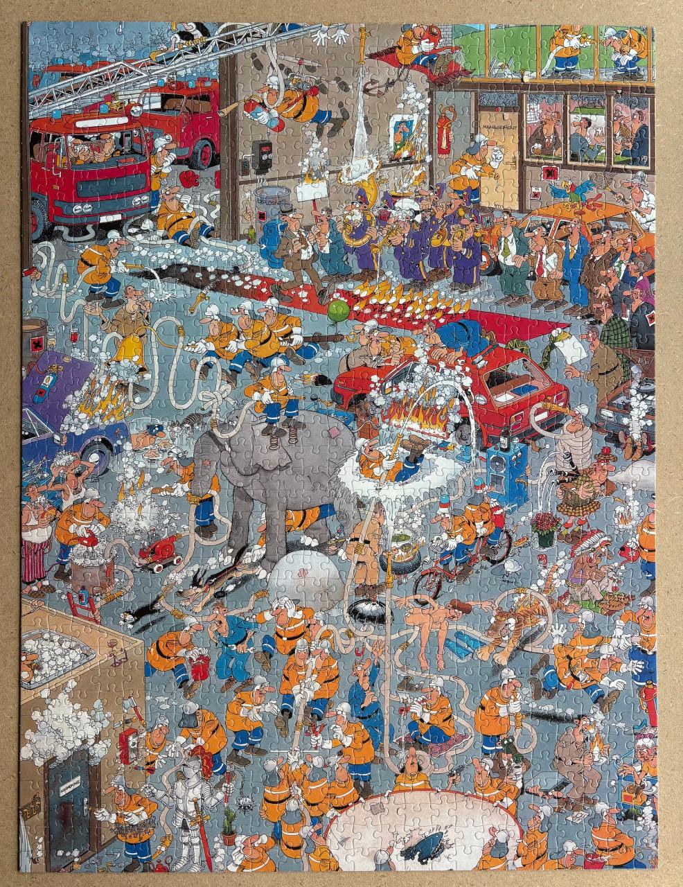 Puzzel - Jan van Haasteren “Brandweerkazerne” - 950 stukjes