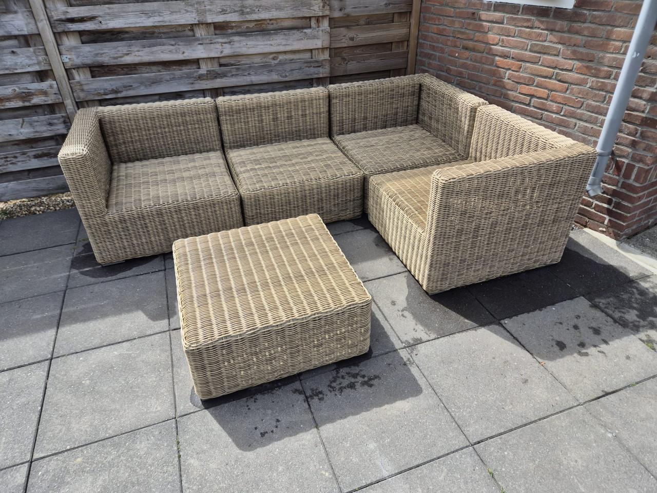 Rotan Loungeset 250 x 170 cm (Bezorging mogelijk)