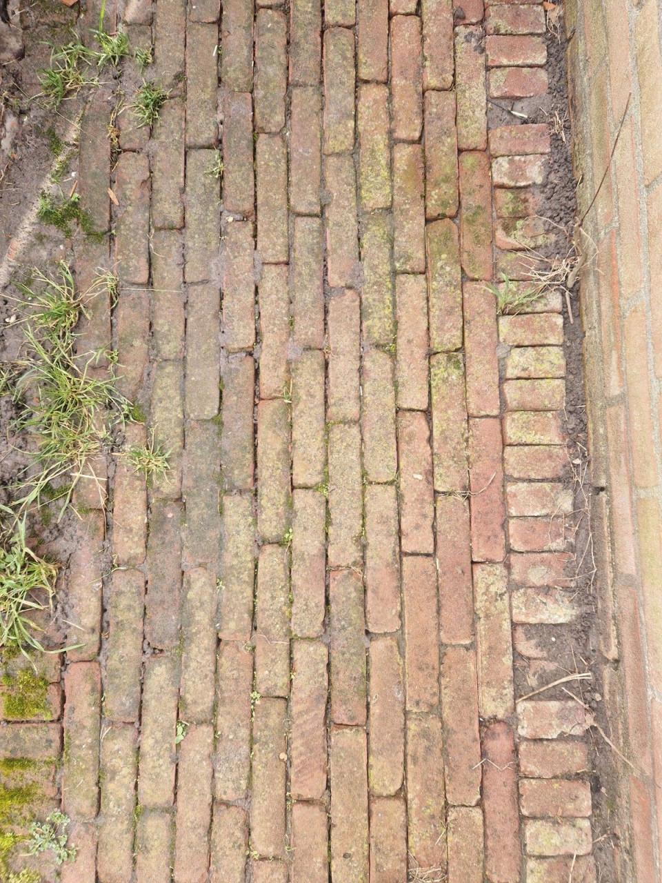 Rood gebakken klinkers