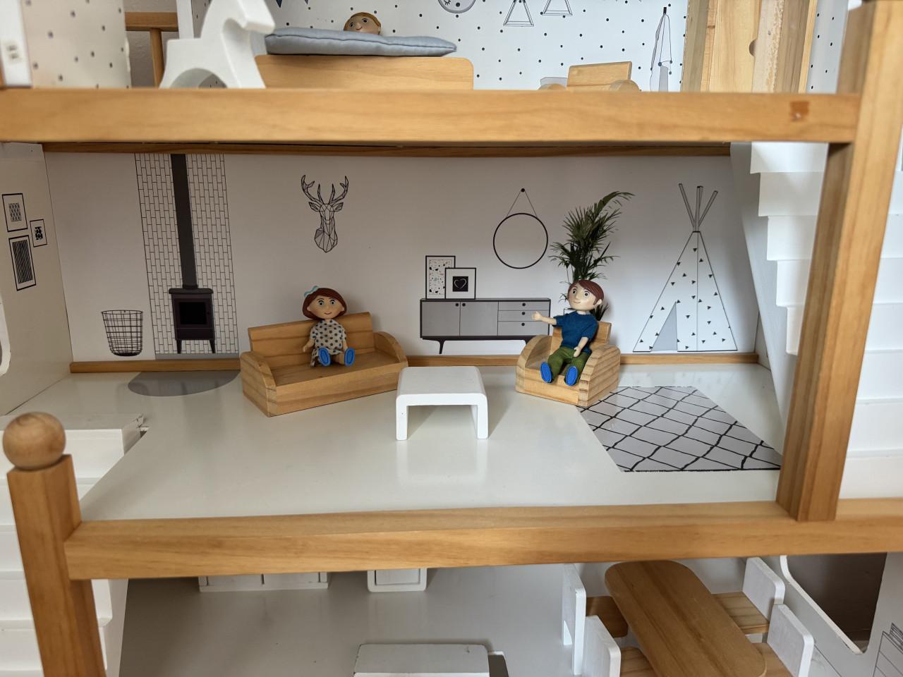 Houten poppenhuis petit Amélie