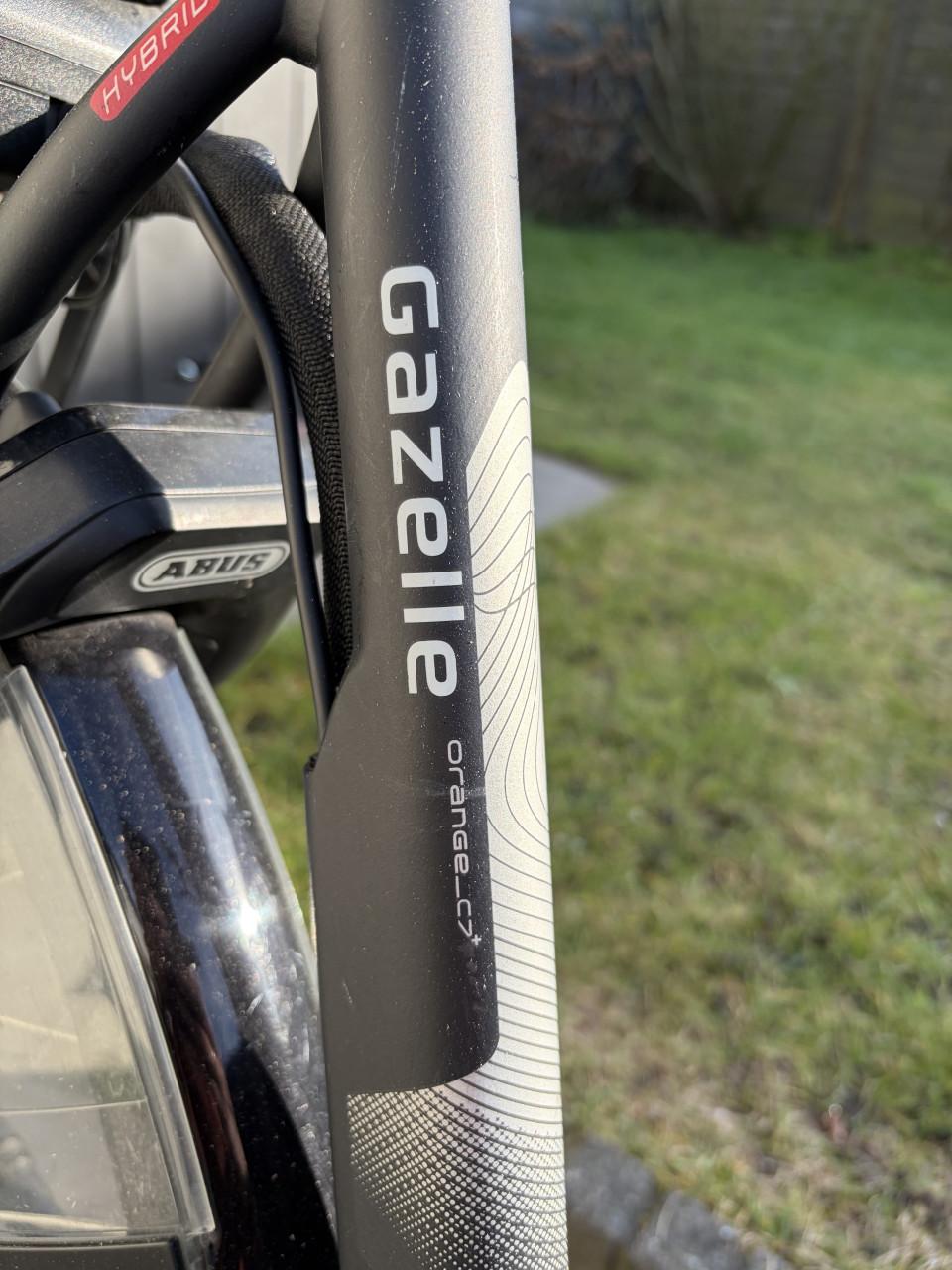 Gazelle Ebike Orange-C7+ matzwart accustoring compleet of voor onderdelen