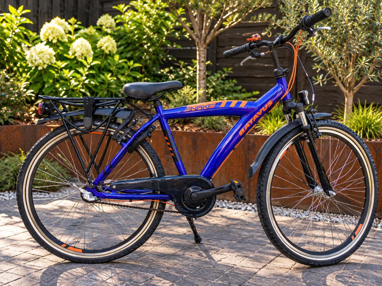 🚲 Batavus Snake Jongensfiets – 26 inch – 3 Versnellingen Blauw/Oranje 💙🧡
