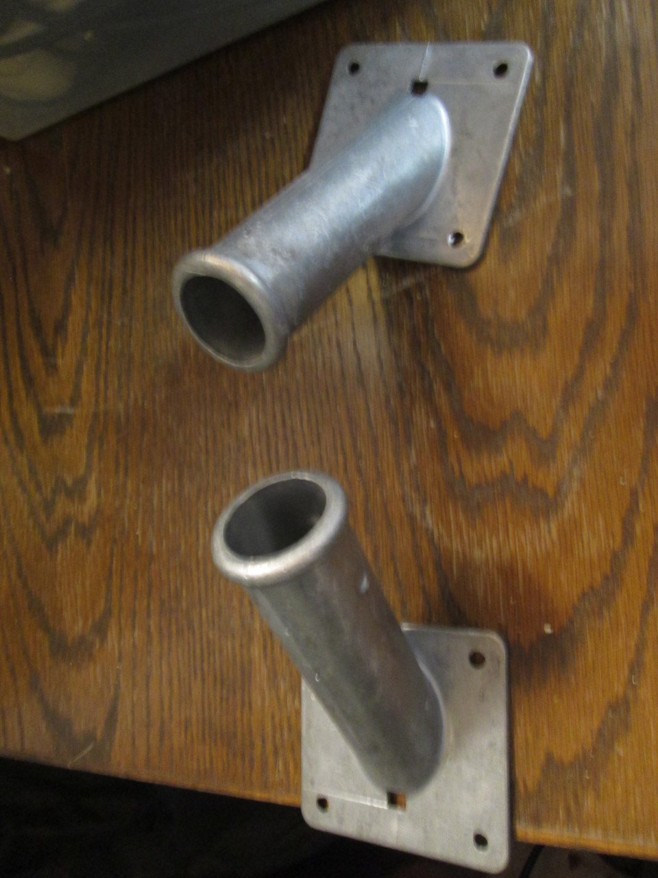 Metalen vlaggenstok houder 2 stuks